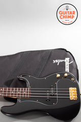 2025 Fender MIJ Japan Traditional 60s Precision P Bass Black Pearl Matching Headstock Gig Bag