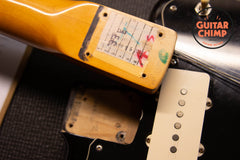 2007 Fender American Vintage ’62 Reissue Jazzmaster Black Mastery Bridge