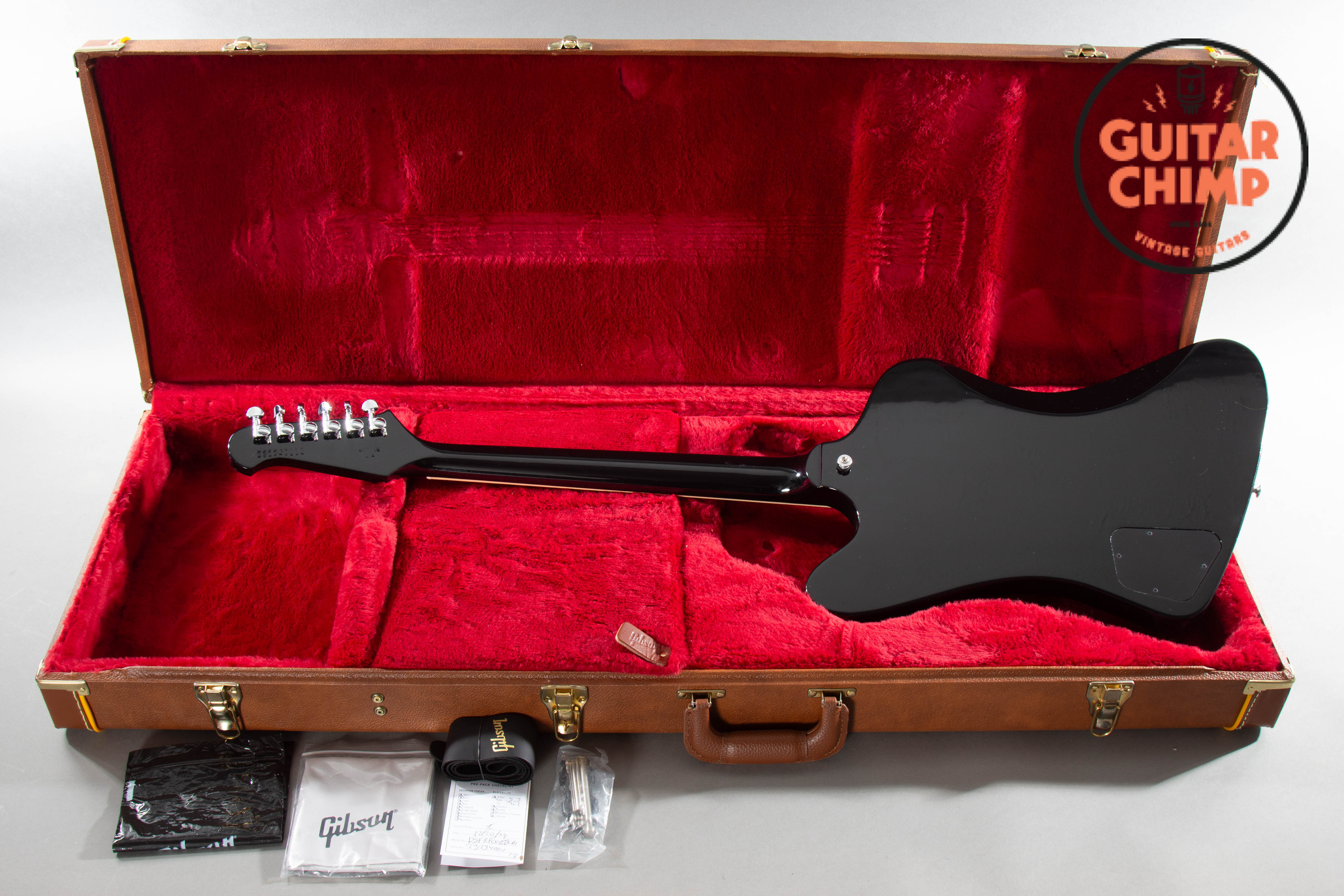 2024 Gibson Firebird Platypus Ebony Black OHSC | Guitar Chimp
