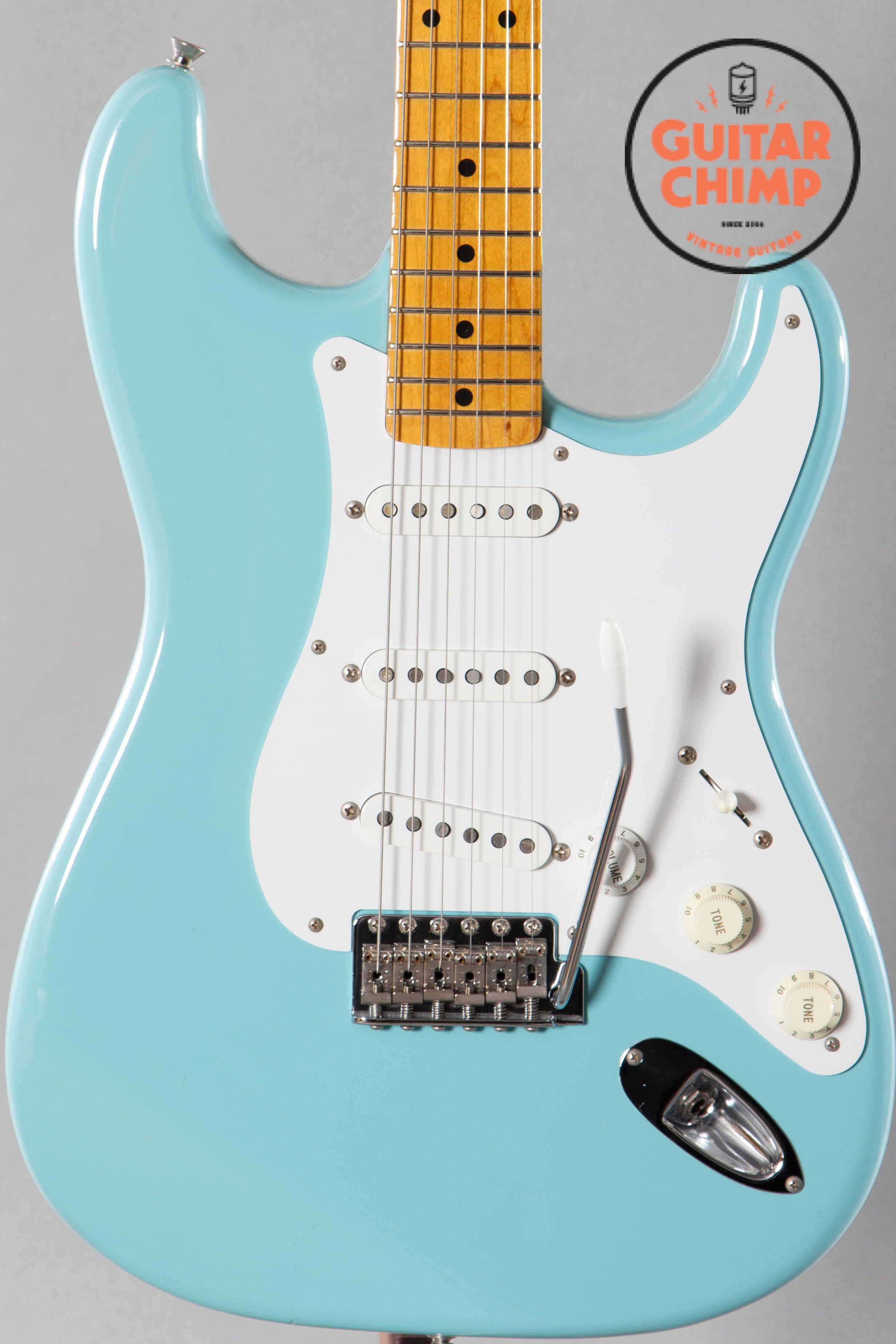 2010 Fender Japan ST57-TX '57 Reissue Stratocaster Sonic Blue