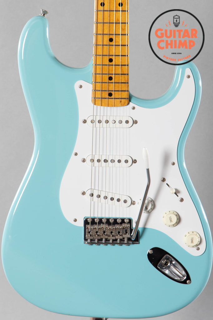 2010 Fender Japan ST57-TX ’57 Reissue Stratocaster Sonic Blue Texas Special Pickups
