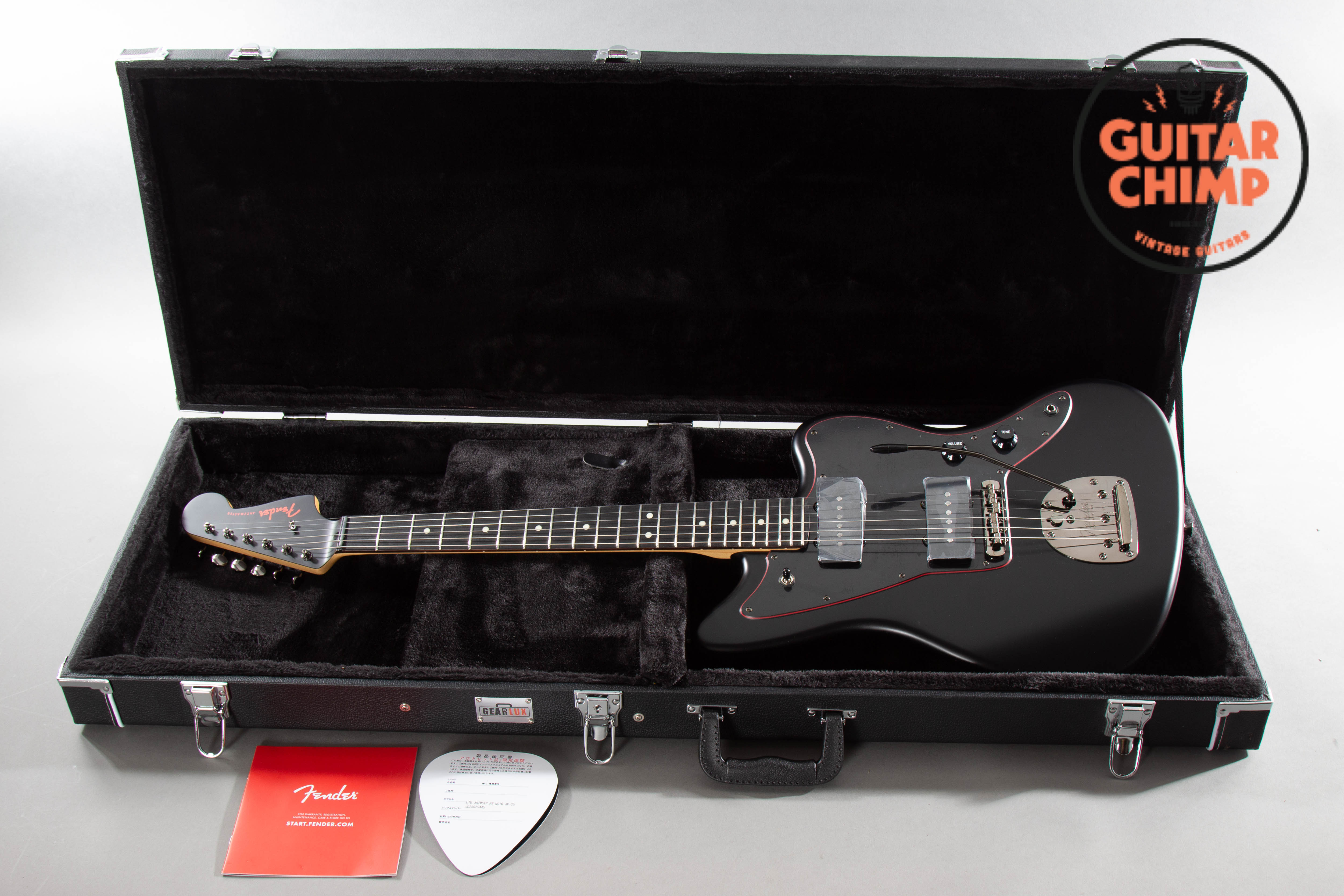 2025 Fender MIJ Japan Limited Hybrid II Jazzmaster Noir Black w