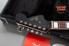 2025 Fender MIJ Japan Traditional Late ’60s Jaguar Black Block Inlays w/ HSC