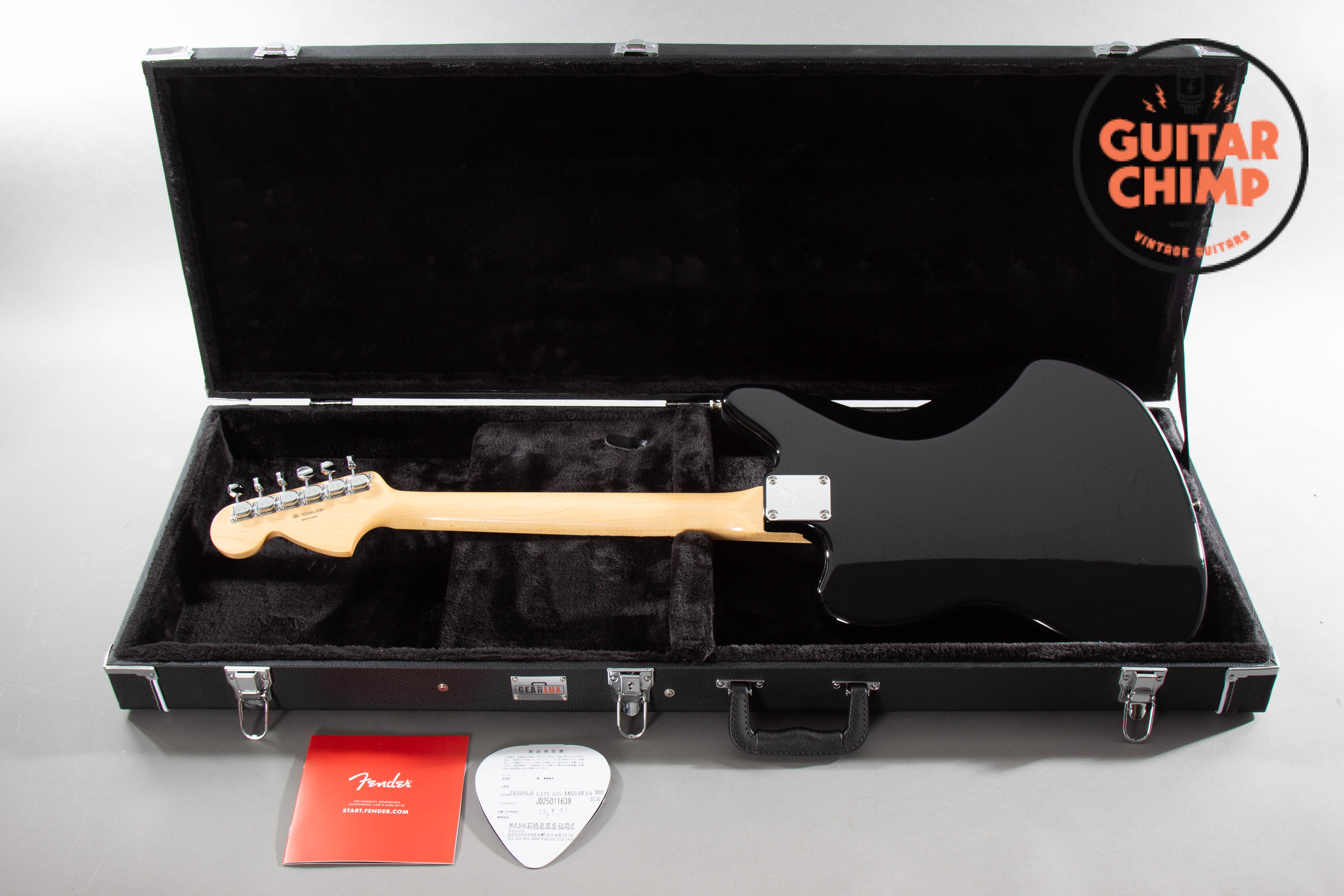 2025 Fender MIJ Japan Traditional Late '60s Jaguar Black Block