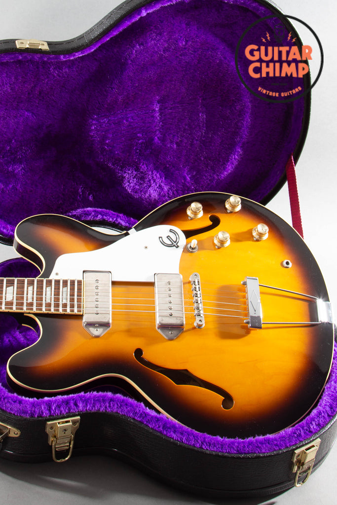 2010 Epiphone Elitist 1965 Casino Vintage Sunburst MIJ Japan w/ OHSC