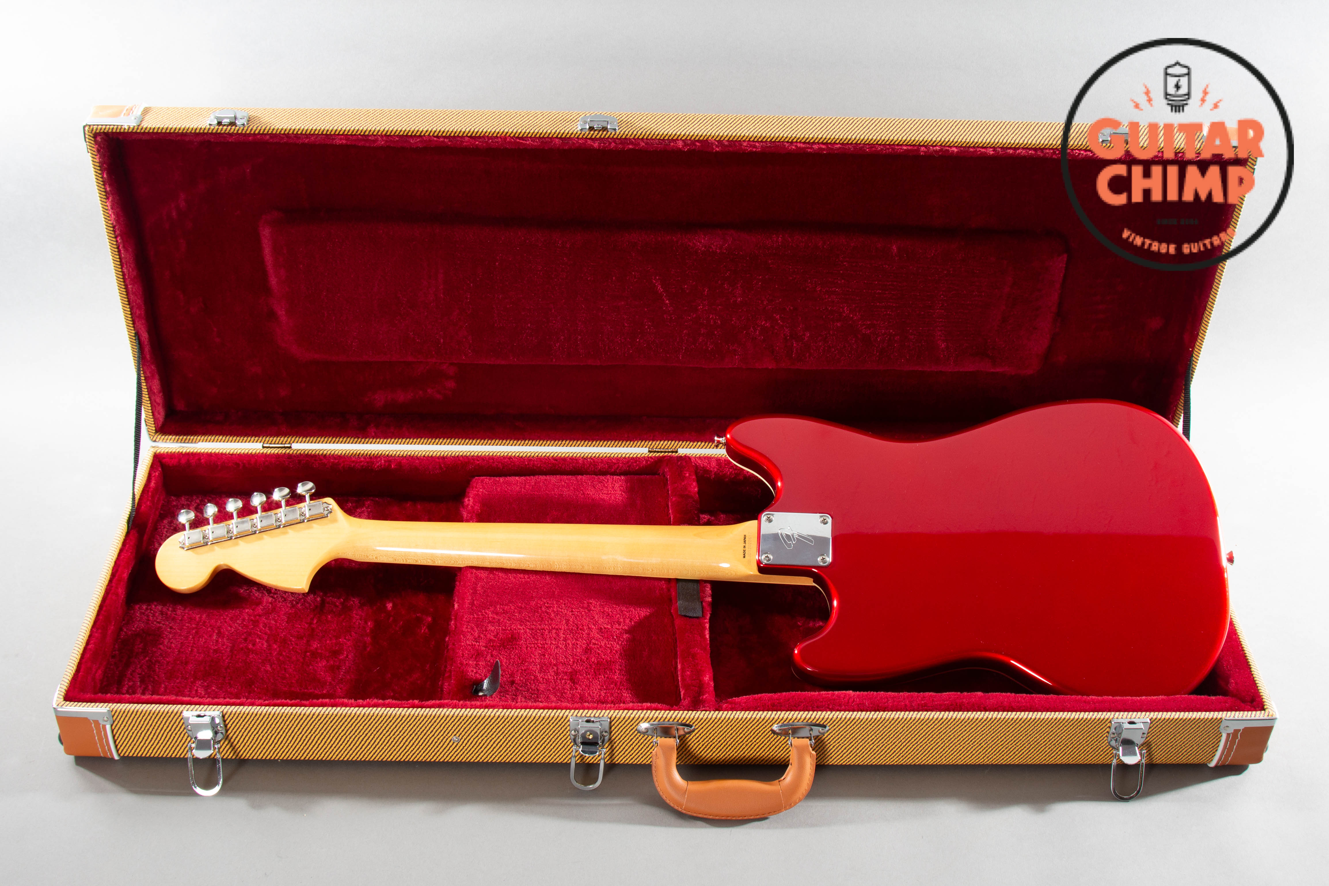 2012 Fender Mustang MG-HO セミホロー 2012 Fender MIJ Japan Mustang MG-HO Hollow Body Candy Apple Red