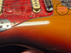 1997 Fender Japan CIJ JG66-85 ’62 Reissue Jaguar 3-Tone Sunburst Gig Bag