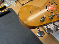 1997 Fender Japan CIJ JG66-85 ’62 Reissue Jaguar 3-Tone Sunburst Gig Bag
