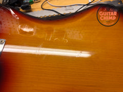 1997 Fender Japan CIJ JG66-85 ’62 Reissue Jaguar 3-Tone Sunburst Gig Bag