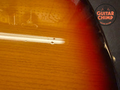 1997 Fender Japan CIJ JG66-85 ’62 Reissue Jaguar 3-Tone Sunburst Gig Bag