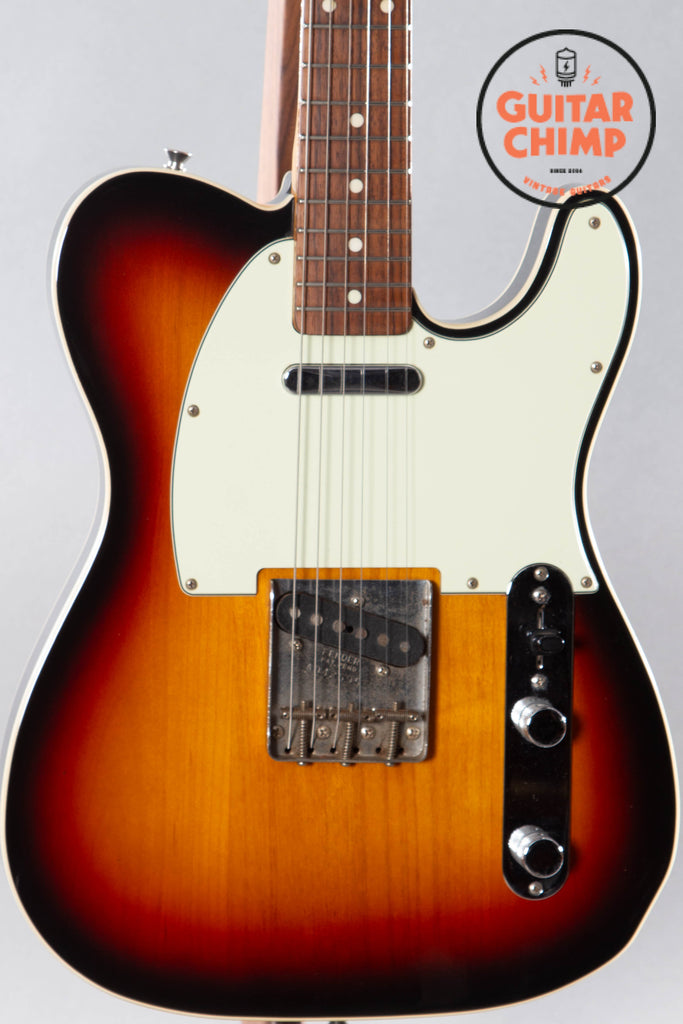 2004 Fender TL62B-75TX ’62 Telecaster Custom 3-Tone Sunburst Texas Special Pickups