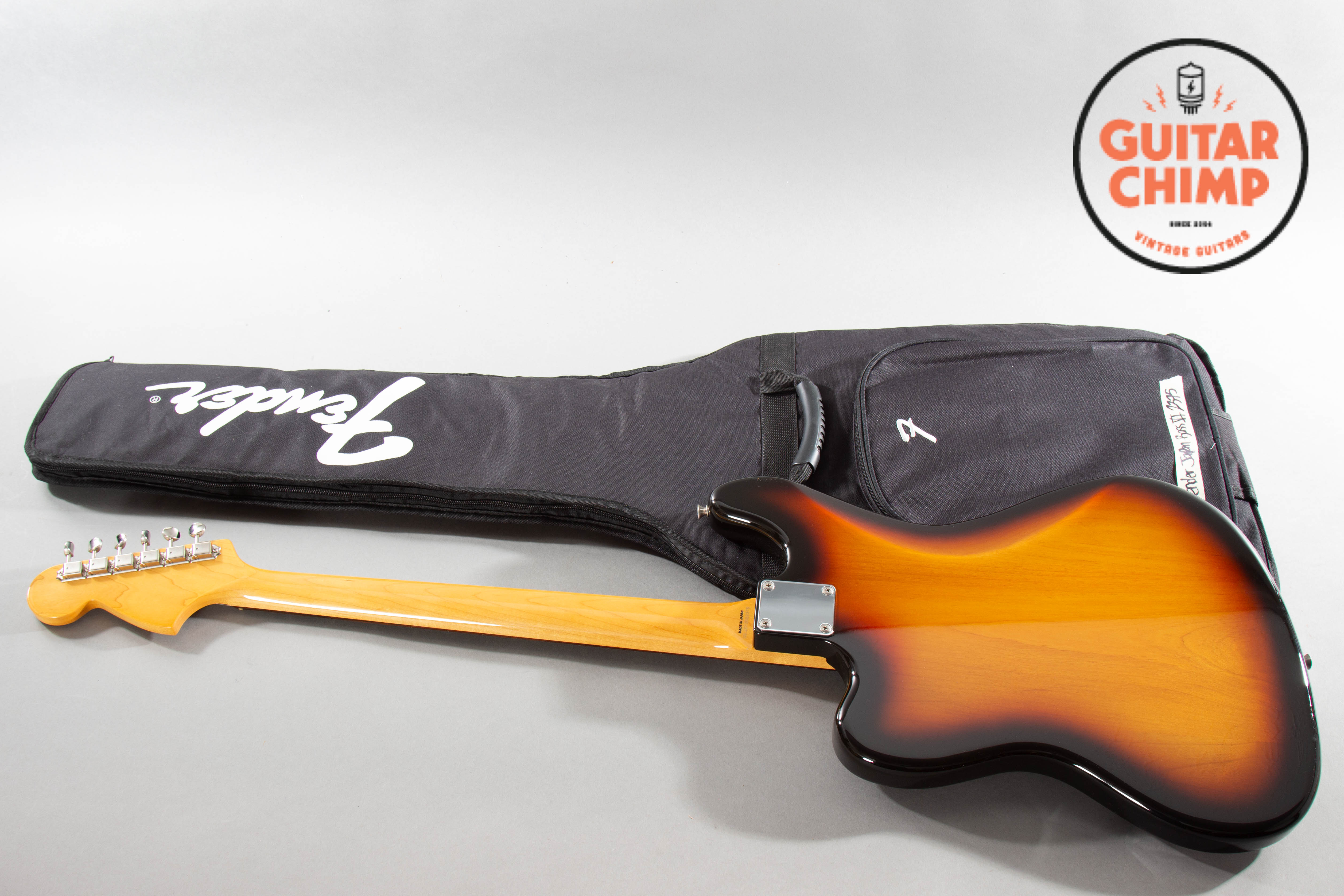 2012 Fender MIJ Japan Bass VI 3-Tone Sunburst w/ Gig Bag | Guitar