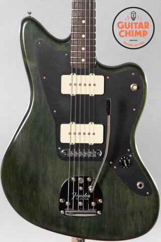 2011 Fender Thurston Moore Jazzmaster Forest Green Transparent