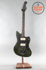 2011 Fender Thurston Moore Jazzmaster Forest Green Transparent