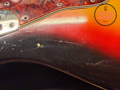 1964 Fender Jaguar 3-Tone Sunburst Brazilian Rosewood Pre-CBS w/ Original Case