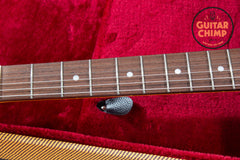 2021 Fender MIJ Japan Char Signature Mustang Olympic White w/ Tweed HSC
