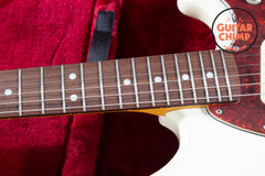 2021 Fender MIJ Japan Char Signature Mustang Olympic White w/ Tweed HSC