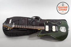 2011 Fender Thurston Moore Jazzmaster Forest Green Transparent