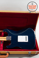 2022 Fender MIJ Ishibashi FSR Hybrid II Stratocaster Transparent Blue Burst Quilt Japan w/ HSC