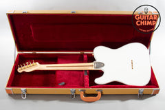2012 Fender MIJ TN72G Thinline Super Deluxe Telecaster Olympic White Gold Hardware Japan w/ HSC