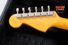 2002 Fender CIJ JM66B ’66 Reissue Jazzmaster 3-Tone Sunburst Block Inlays Japan w/ HSC