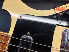 1982 Rickenbacker 4001 White Aged Cream Vintage Original w/ Hard-Shell Case