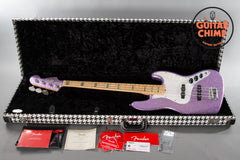 2017 Fender Limited Edition Adam Clayton Signature Jazz Bass Purple Sparkle