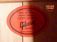 2009 Gibson Custom Shop Doves In Flight Antique Natural LR Baggs HiFi w/ OHSC