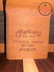 2010 Martin HD-28V Vintage Series Natural Sitka Spruce Rosewood w/ OHSC