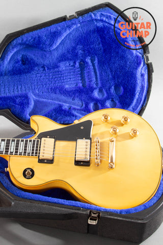1987 Gibson Les Paul Custom Alpine White (Yellowed) Tim Shaw Pickups w/ Chainsaw Case
