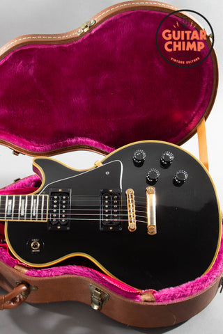 1989 Gibson Les Paul Custom Black Beauty Ebony w/ OHSC