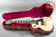 2001 Gibson Les Paul Custom Alpine White (Aged Cream) Ebony Board w/ OHSC
