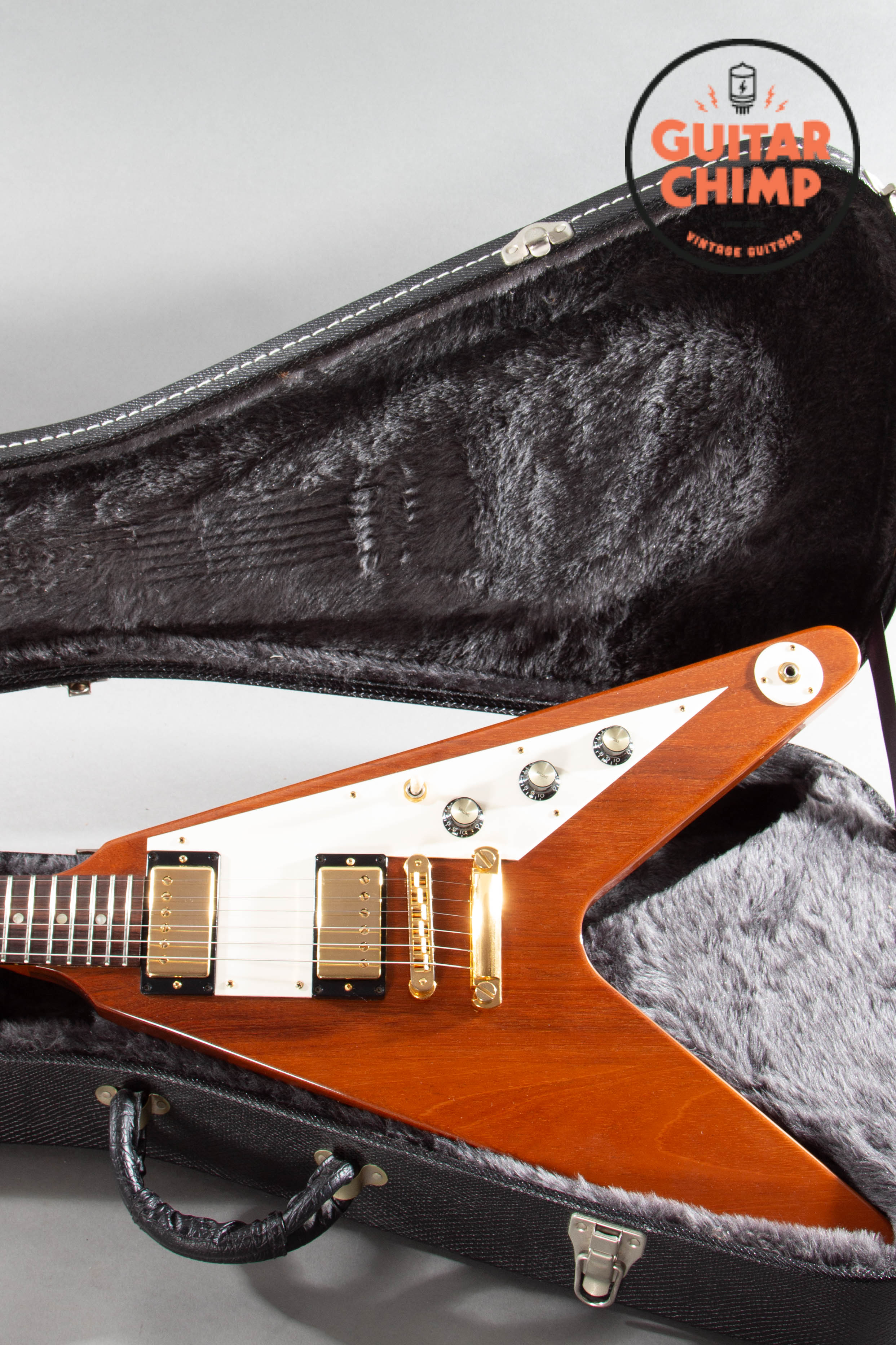 2006 Gibson Flying V '98 Natural Gold Hardware w/ OHSC | Guitar Chimp