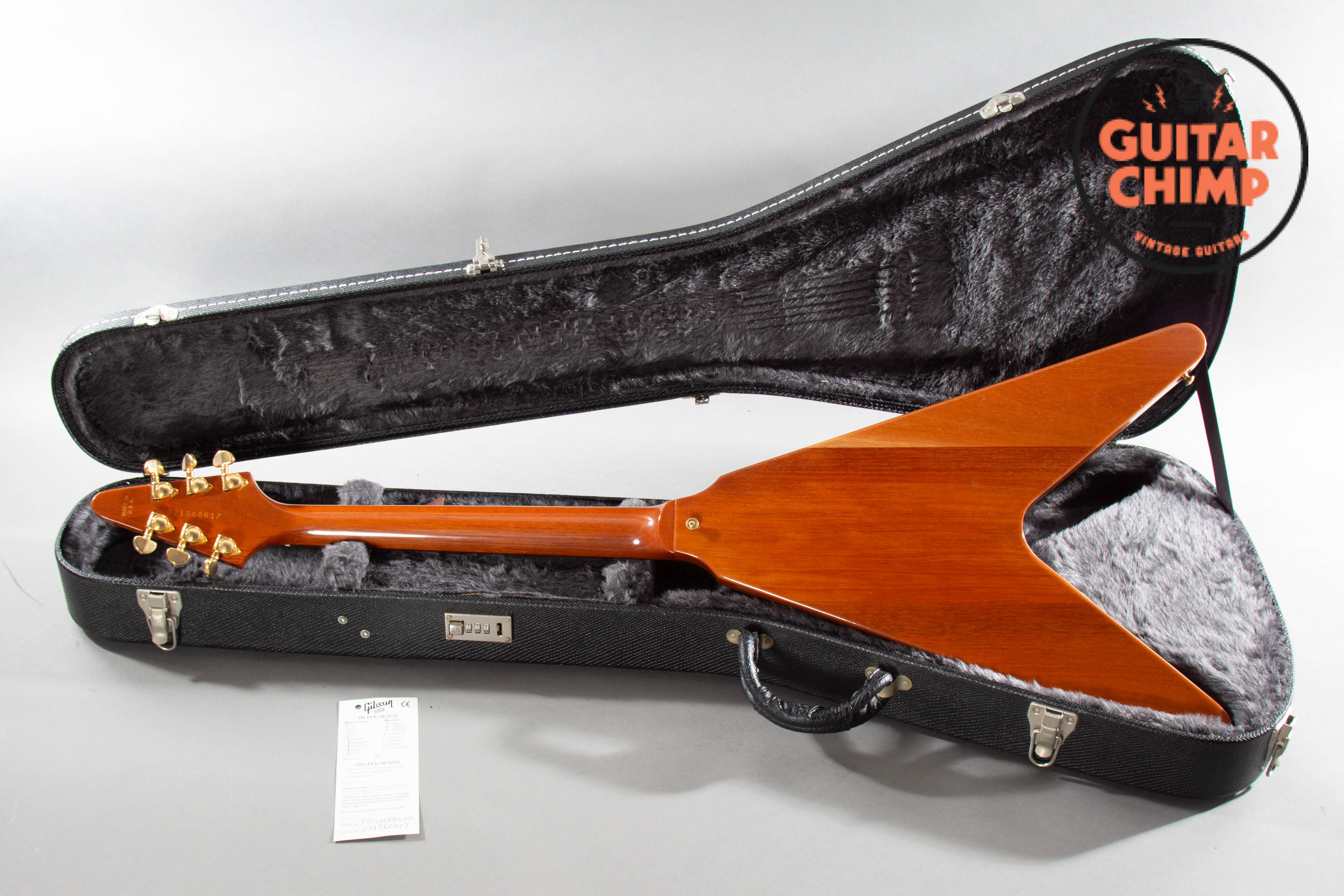 2006 Gibson Flying V '98 Natural Gold Hardware w/ OHSC | Guitar Chimp