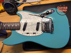 1994 Fender Japan MIJ MG66-66 ’66 Reissue Mustang Daphne Blue w/ Tweed HSC