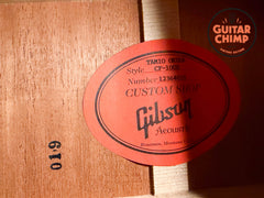 2014 Gibson Custom Shop Tamio Okuda CF-100E Faded Cherry Acoustic-Electric w/ OHSC + COA