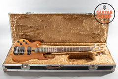 1991 Wal Mk2 5-String Bass Left-Handed Walnut/Brazilian Mahogany w/ Flight Case