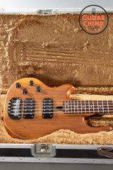 1991 Wal Mk2 5-String Bass Left-Handed Walnut/Brazilian Mahogany w/ Flight Case