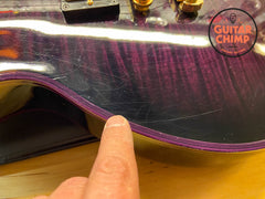 2012 Gibson Custom Shop Les Paul Custom Figured Purple Widow