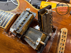 1977 Gibson Les Paul Artisan 3-Pickup Walnut Ebony Hearts & Flowers Vintage w/ HSC