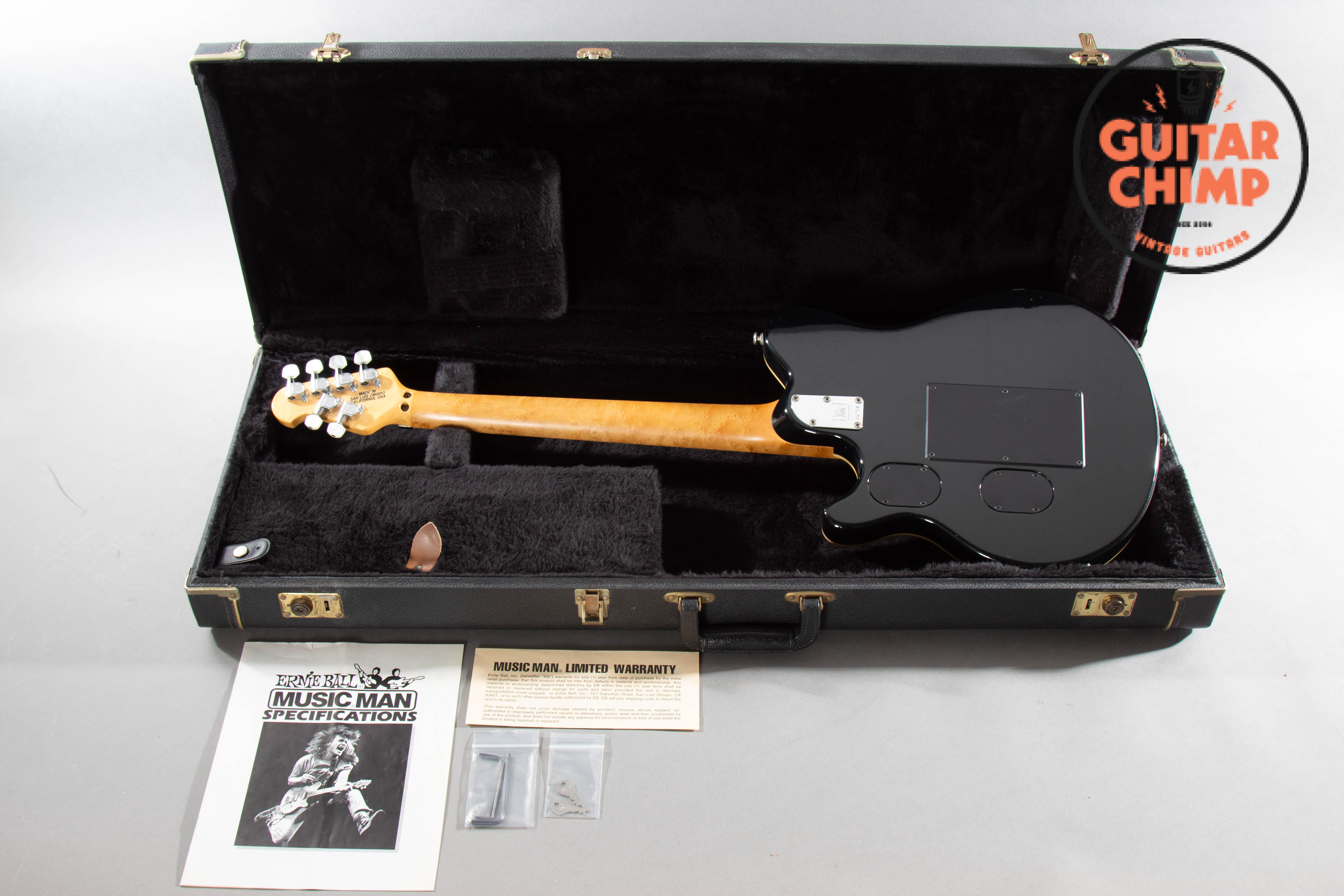 1993 Ernie Ball Music Man EVH Eddie Van Halen Gold Translucent w