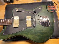 2011 Fender Thurston Moore Jazzmaster Forest Green Transparent