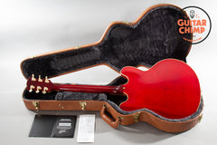 2016 Gibson Memphis ES-355 Bigsby VOS Antique Cherry w/ OHSC & COA