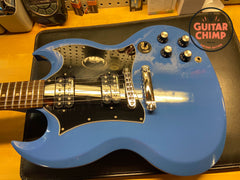 2012 Gibson SG Special Dirty Fingers Limited Edition Renault Blue