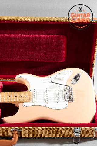 2021 Fender MIJ Japan Hybrid II Stratocaster Flamingo Pink w/ Tweed HSC