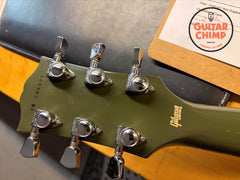 2022 Gibson Custom Shop Les Paul Custom Axcess Floyd Rose Olive Drab w/ OHSC + COA