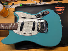 1997 Fender Japan CIJ MG66-66 ’66 Mustang Reissue California Blue w/ Tweed HSC