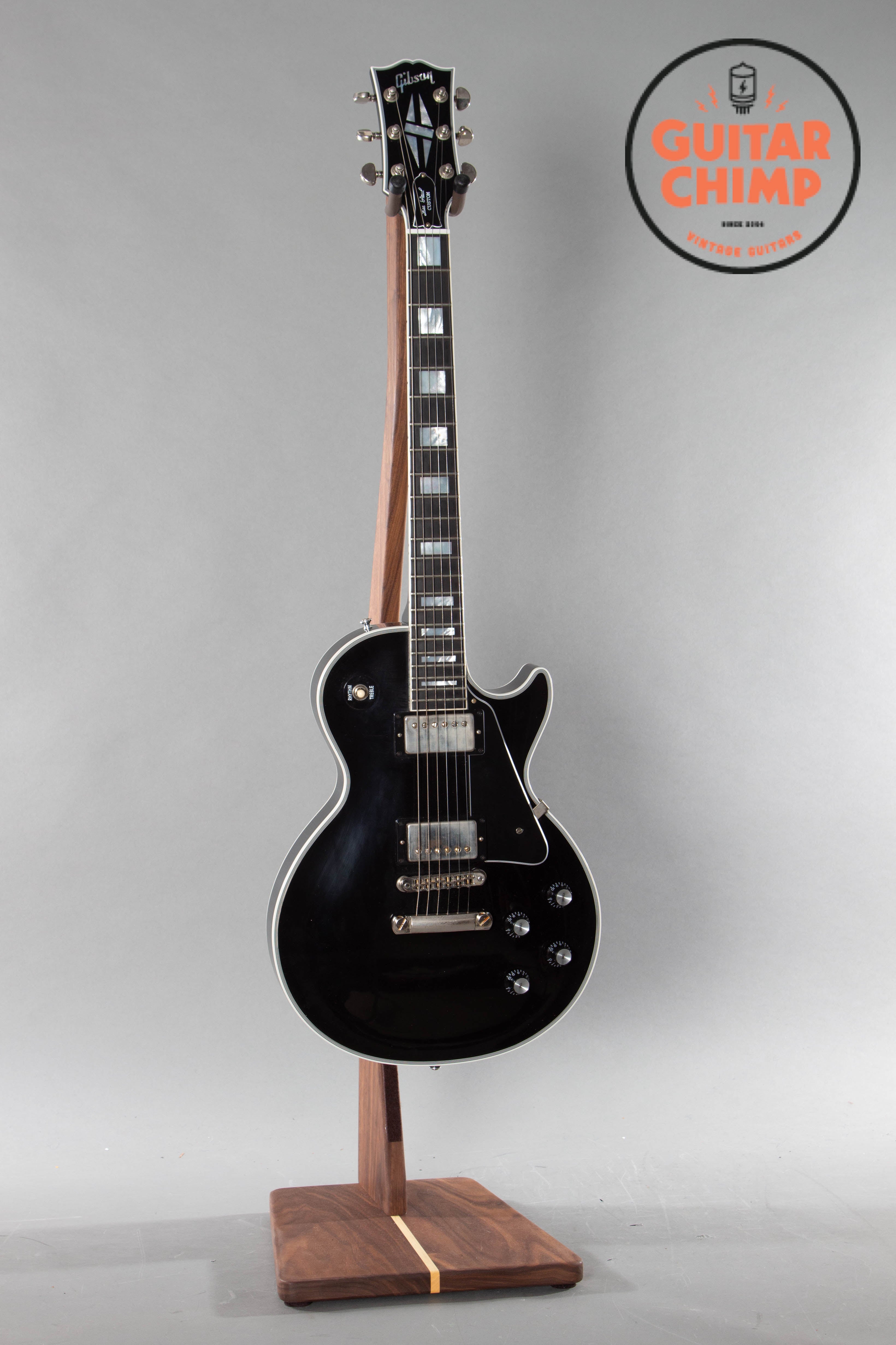 2021 Gibson Custom Shop Les Paul Custom Black Beauty Factory Chrome  Hard-wear