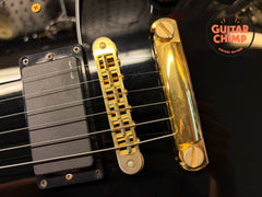 2002 Gibson Les Paul Custom Black Beauty Ebony EMG 81/85 w/ Gibson HSC