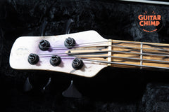 2022 Spector USA NS-5XL Purple Reverse Burst Maple Burl Darkglass EMG OHSC Mint